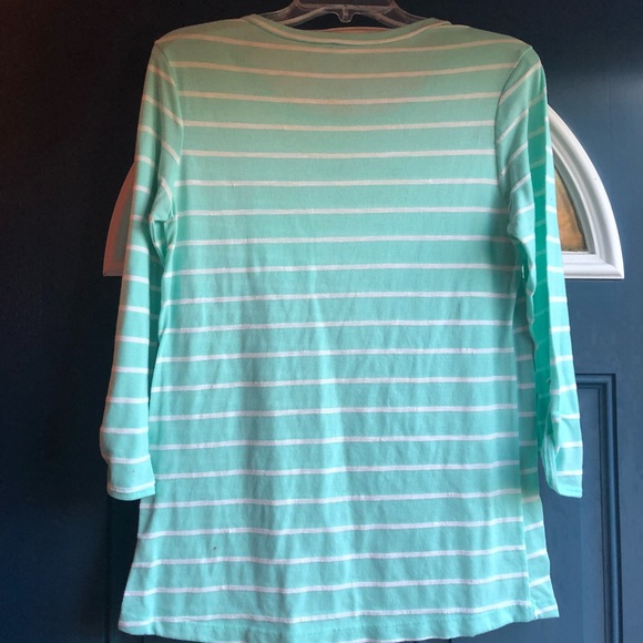 3/4 Sleeve Striped Top - Picture 4 of 4